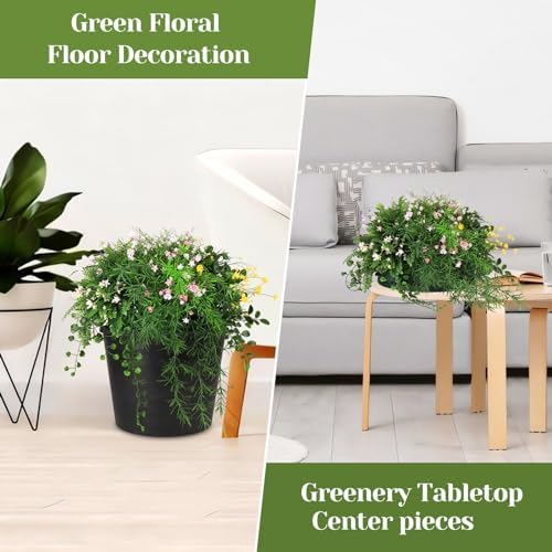 5 in 1 Artificial Plants Set for Home and Office Decor