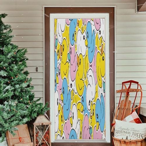Susiyo Duck Halloween Door Cover 32x79 in