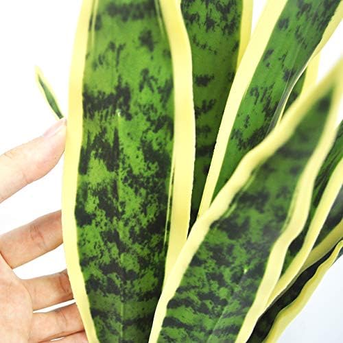 Beebel Artificial Snake Plant 22 Inch Potted Decor