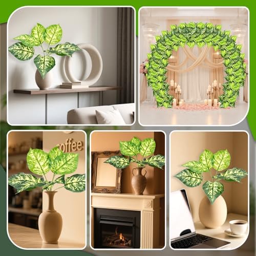 3 Pcs Artificial Plants for Outdoors and Indoors