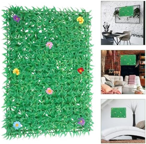 Zerodeko Artificial Plant Wall Panel Lifelike Greenery Decor