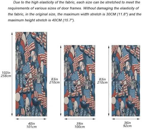 Susiyo Vintage New York Statue Door Cover 35x79 Inch