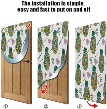 Susiyo Christmas Door Cover Stretch Fabric 32x79 In