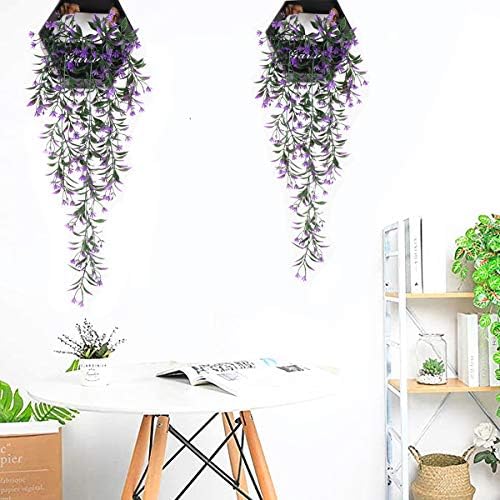 Artificial Purple Vine 4 Pack for Indoor Outdoor Decor