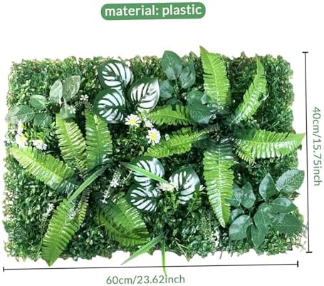 Nassmoss Artificial Plant Wall Panels 16x24in Realistic Greenery Decor