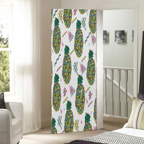 Susiyo Christmas Door Cover Stretch Fabric 32x79 In