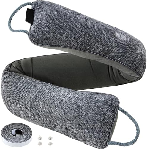 Makryebi Weighted Door Draft Stopper 32 Inch Grey
