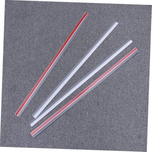 PRETYZOOM 4pcs Transparent Door Draft Stopper Soundproof Seal Strip