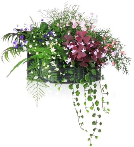 6 in 1 Artificial Plants Flowers Set for Home Office Decor