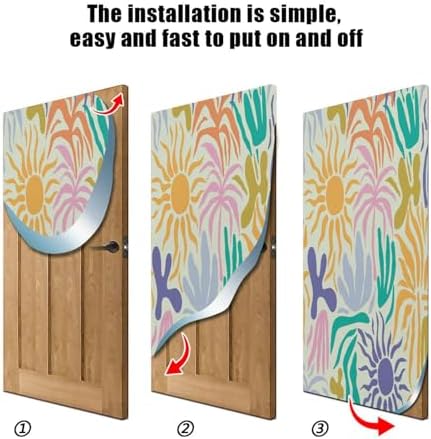 Susiyo Tropical Abstract Pattern Halloween Door Cover