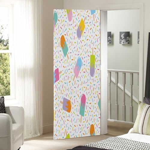 Susiyo Colorful Ice Cream Halloween Door Cover