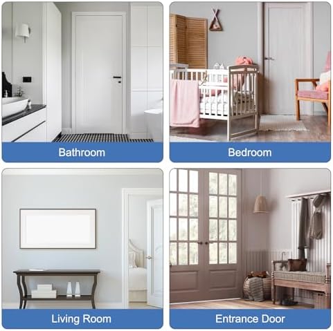 Uxcell 2pcs Door Draft Stopper with Brush Self-Adhesive Bottom Door Seal for Cold and Noise Prevention Black 3Ft