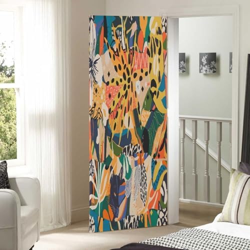 Susiyo Paintings Halloween Door Decoration Door Cover 32x79 in