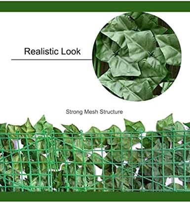 Artificial Ivy Privacy Fence Screen Greenery Wall 15x15m