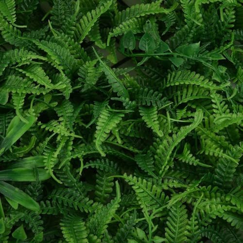 SAITOM Artificial Plant Mat Greenery Wall Decor