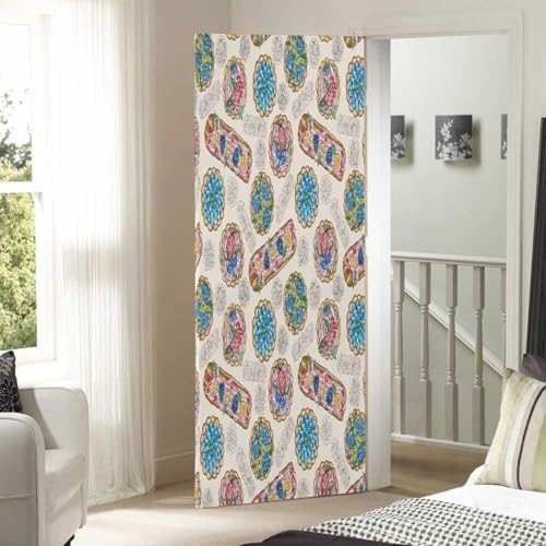 Susiyo Halloween Door Cover with Fruits 32x79 in