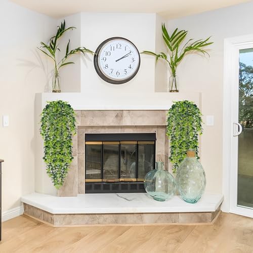 8pcs Artificial Eucalyptus Hanging Plants UV Resistant Decor