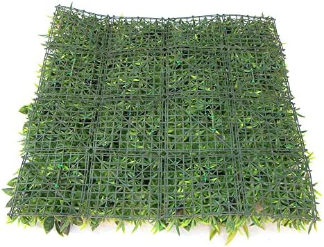 ULAND 40x40 Artificial Greenery Hedge Wall Decor