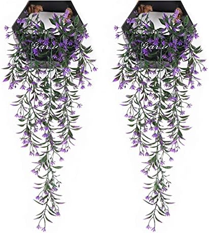 Artificial Purple Vine 4 Pack for Indoor Outdoor Decor