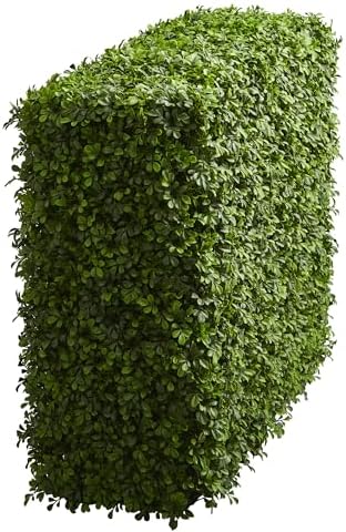 Nearly Natural 39 Inch Boxwood Artificial Hedge for Indoor Outdoor Use