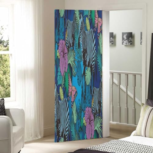 Susiyo Dark Green Zebra Halloween Door Cover