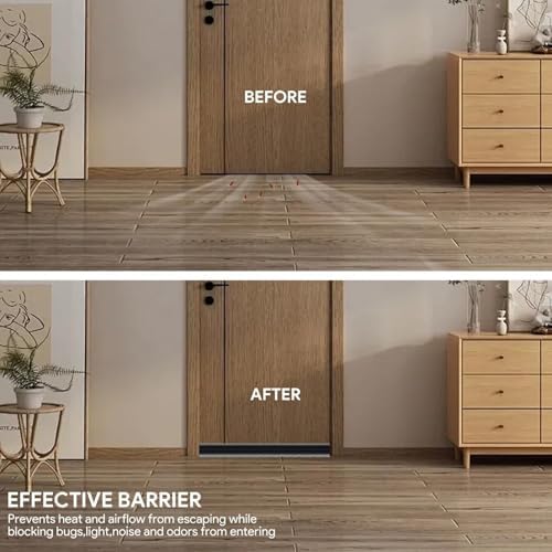Funnytek 39 Inch Self Adhesive Door Sweep Brush