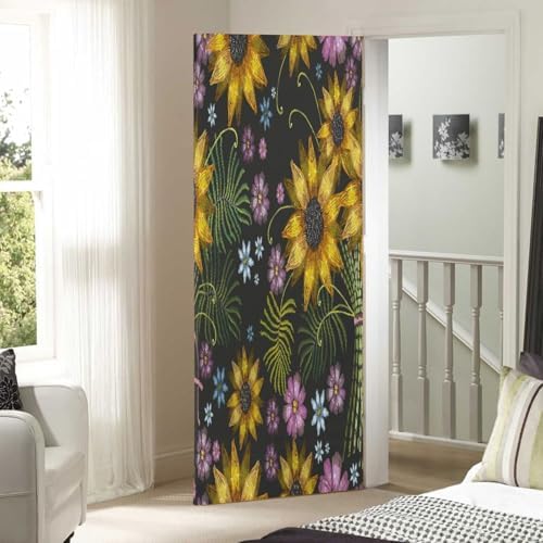 Susiyo Christmas Door Cover Decor 32x79 in