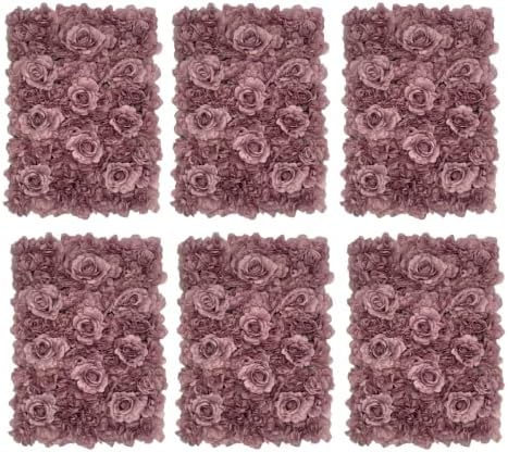 Premium Silk Flower Panels 6 Pack for Decor