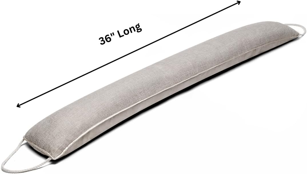 36 Inch Linen Draft Stopper Energy Saving Noise Reduction