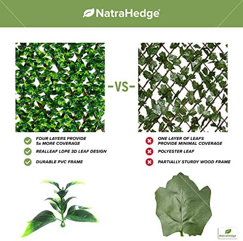 NatraHedge Artificial Ficus Leaf Expandable Lattice