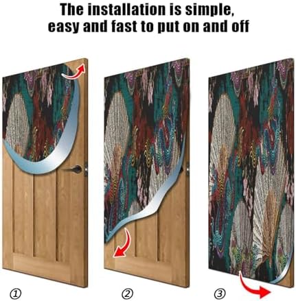 Susiyo Asian Dragon Halloween Door Cover 32x79in