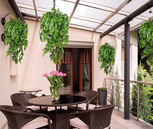 RECUTMS Artificial Hanging Plants 4Pcs Set