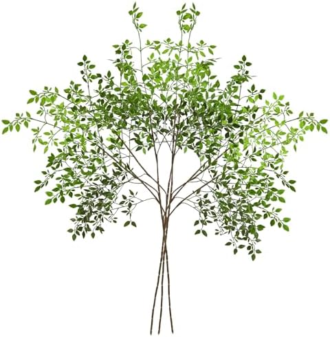 BonBlooms 3 Pcs 43 Inch Artificial Greenery Stems for Vase Decor