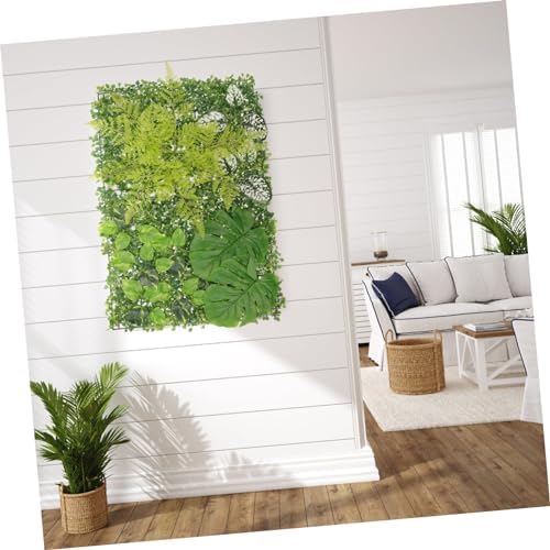 PRETYZOOM Artificial Grass Wall Panels for Garden Decor