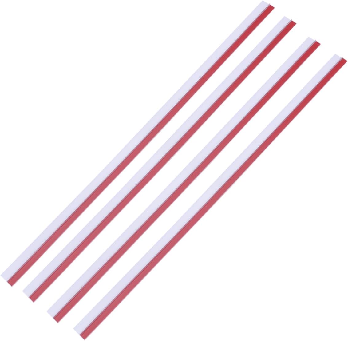 PRETYZOOM 4pcs Transparent Door Draft Stopper Soundproof Seal Strip