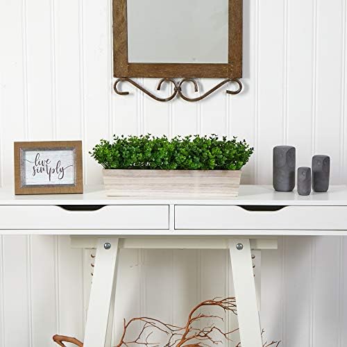 19in Eucalyptus Artificial Plant with Decorative Planter