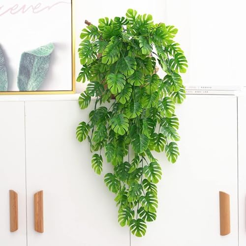 Artificial Hanging Plants 2 Pack UV Resistant