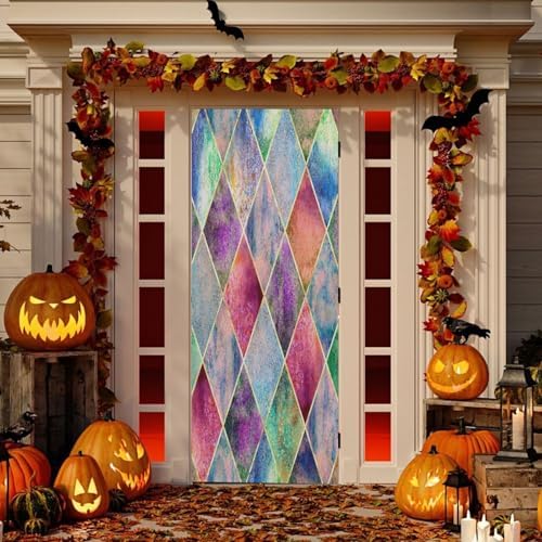 Susiyo Stripe Door Cover for Halloween Decor