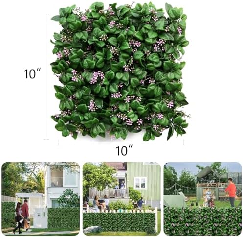 Boxwood Panels 8pcs 10x10 Artificial Grass Wall Backdrop