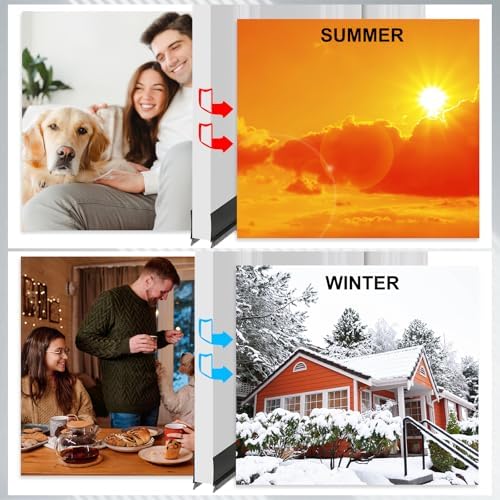 Uxcell 1 Pc Door Bottom Sweep 39 x 1 Inch Adhesive Draft Stopper