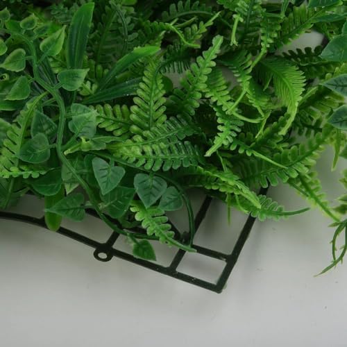 SAITOM Artificial Plant Mat Greenery Wall Decor