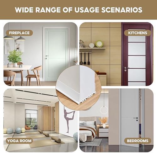 Roshoitle 35 Inch Door Draft Stopper White