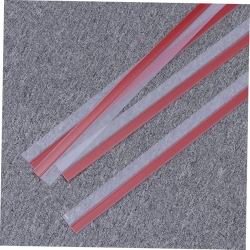 4pcs Transparent Door Draft Stopper Soundproof Under Door Seal for Noise Reduction