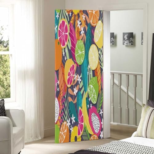 Susiyo Summer Fruit Halloween Door Cover Decoration