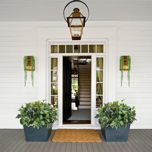 17Pcs Artificial Plants for Outdoor and Indoor Decor