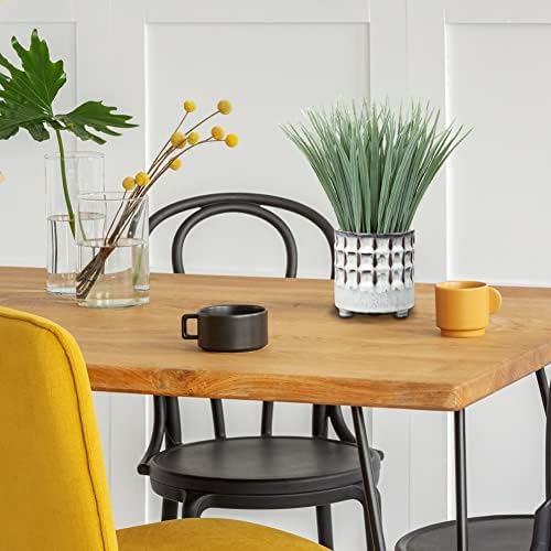 Hollyone Artificial Grass Potted Plant for Home Decor