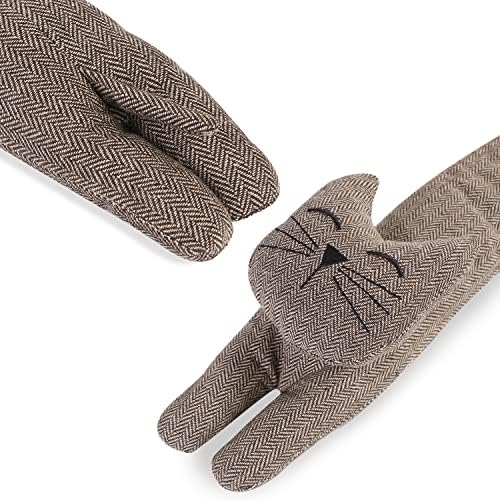 Cute Cat Door Stopper 34 Inch Energy Saving Draft Blocker