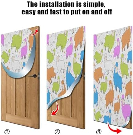 Susiyo Colorful Pretty Sheep Halloween Door Cover