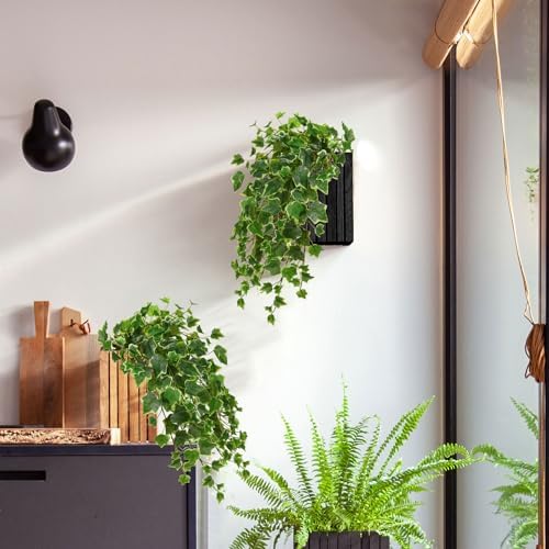 Hollyone 2pcs Artificial Hanging Plants Fake Ivy Vine for Indoor Outdoor Decor