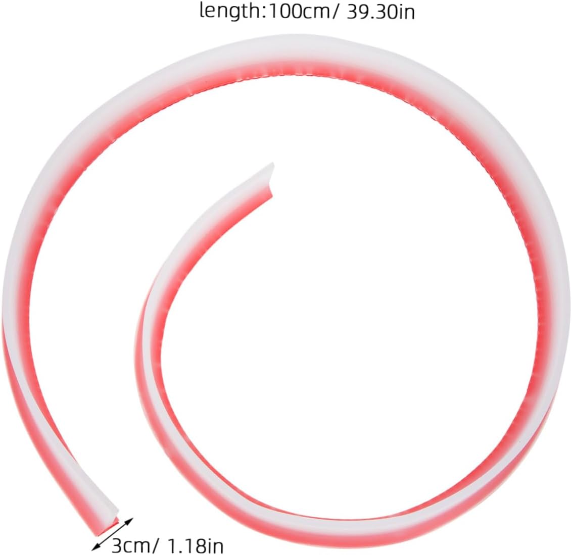 Vaguelly Bathroom Floor Sealing Strip Water Barrier Draft Stopper Easy Install